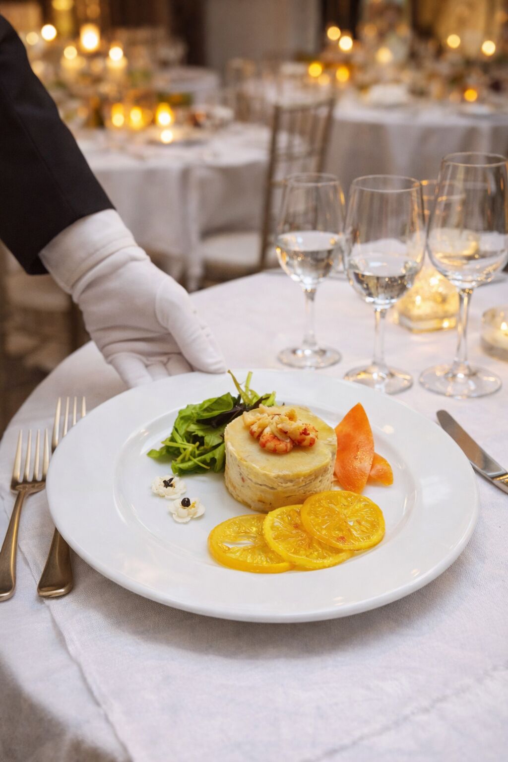 Bavarois d’artichaut et écrevisses