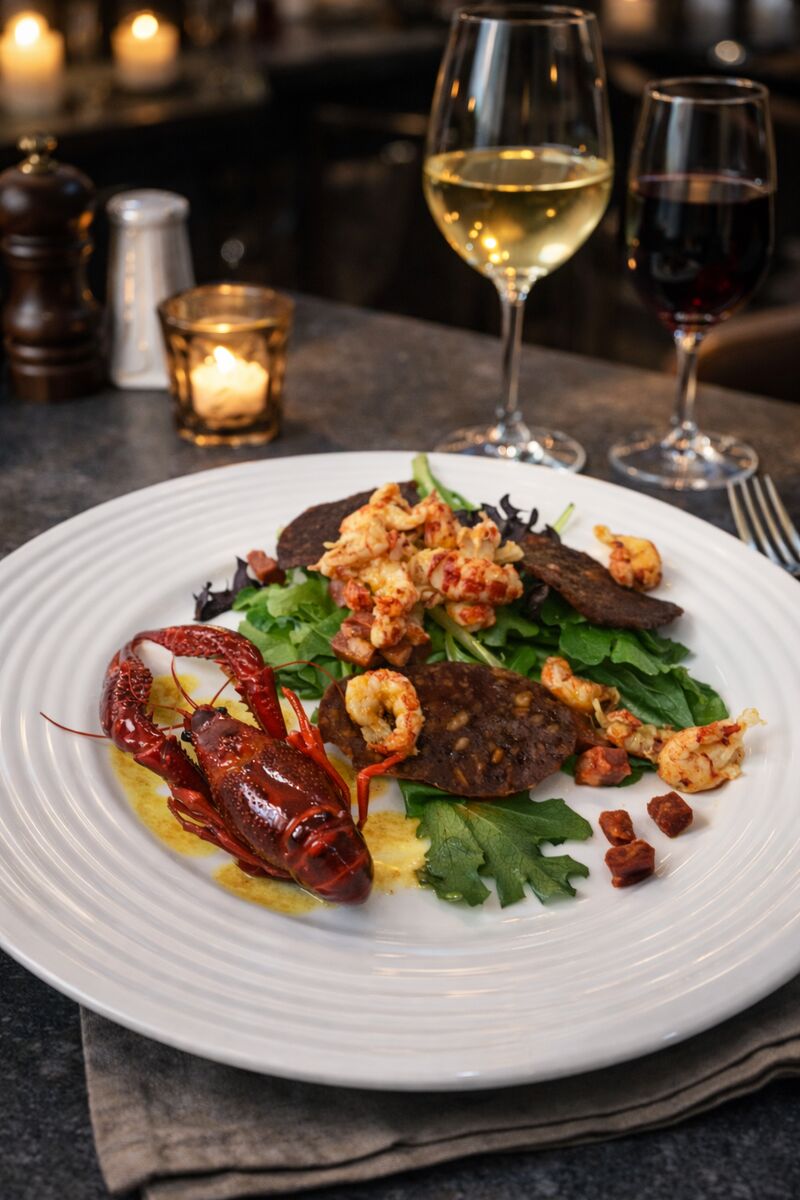 Salade de queue d'écrevisse